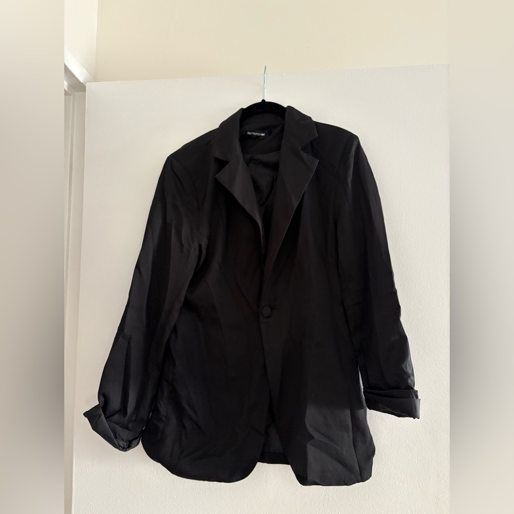 PrettyLittleThing Elegant Black Women's Blazer